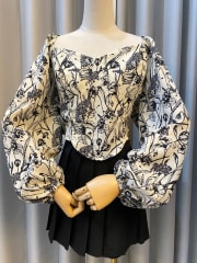 Blusa  con estampado