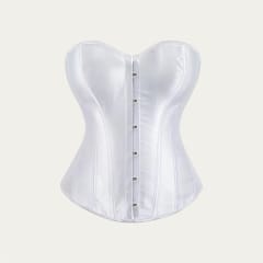 Corset Satin blanco