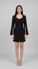 Vestido loma corte corazón