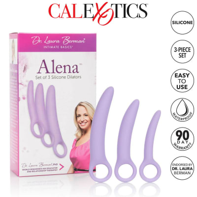 Intimate Basics Alena - Juego de dilatadores de silicona de 3 piezas - Lavanda1