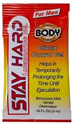Stay Hard Climax Control Gel: Bienestar y Confianza Masculina (Sachet 3 ml / 0.10 oz)1