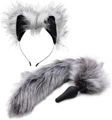 Set de Fantasía Anal Tailz Grey Wolf1