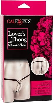 Tanga Erótica Lover's Thong con Perlas de Placer – CalExotics1