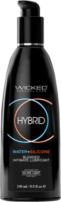 Wicked Hybrid: Lubricante Íntimo  Mezcla de Agua y Silicona (240 ml / 8.0 FL OZ)1