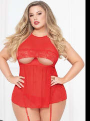 Babydoll Set una pza. # 10934 XP - Rojo