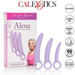 Intimate Basics Alena - Juego de dilatadores de silicona de 3 piezas - Lavanda