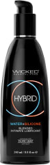 Wicked Hybrid: Lubricante Íntimo  Mezcla de Agua y Silicona (240 ml / 8.0 FL OZ)