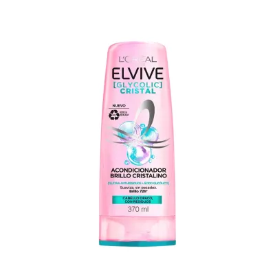 Acondicionador L'Oréal Paris Elvive Glycolic Cristal de 370 m1