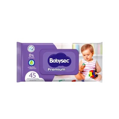 Toallitas Húmedas Babysec Ultra Fresh 45 Unidades con Tapa1