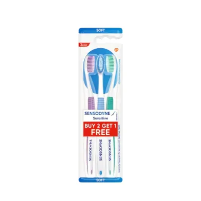 Cepillo Dental Sensodyne Sensitive Care – Pack de 3 Unidades1
