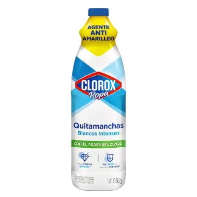 Cloro Quitamanchas Clorox Ropa Blancos Intensos de 960 ml1