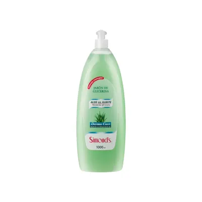 Jabón Líquido Dermo Care Aloe Vera Simond's de 1 Litro1