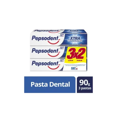 Pasta Dental Pepsodent Xtra Whitening – Pack Promocional 3x2 (90 g)1