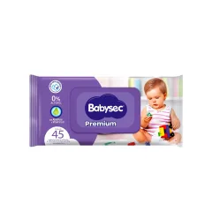 Toallitas Húmedas Babysec Ultra Fresh 45 Unidades con Tapa