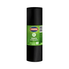 Bolsa de Basura Virutex Mediana 70 x 90 cm – Rollo de 10 Unidades