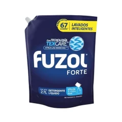 Detergente Líquido Fuzol Forte  Recarga Doypack de 2.7 Lts