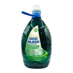 Detergente Líquido Industrial Gotita Verde de 5 Litros