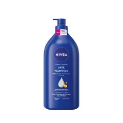 Crema Corporal Nivea Milk Nutritiva Piel Extra Seca – 1 Litro