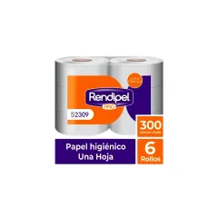 Papel Higiénico Institucional 6x300 Mts