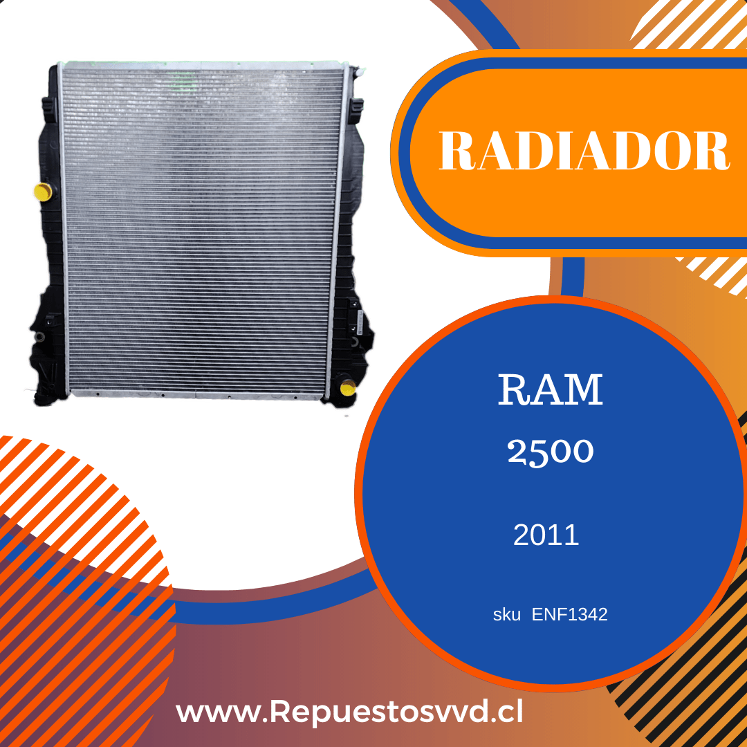 RADIADOR DODGE RAM 2500 6.7 2010 RAM 2500 2011/2012 RAM 3500 2011/20123