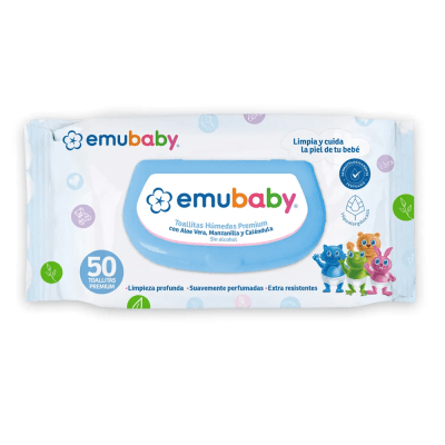 Toallas Humedas x50 Emubaby