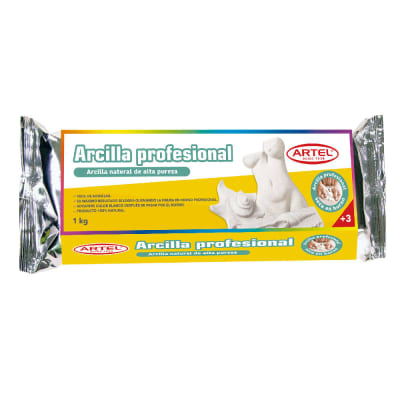 Arcilla Profesional Blanca 1 kg artel