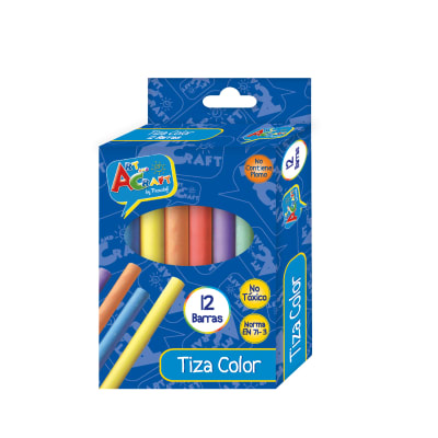 Tiza Art Craft Colores x12