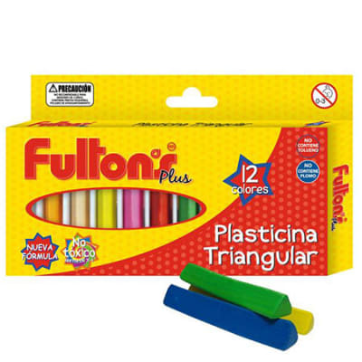 Plasticina Fultons 12 colores