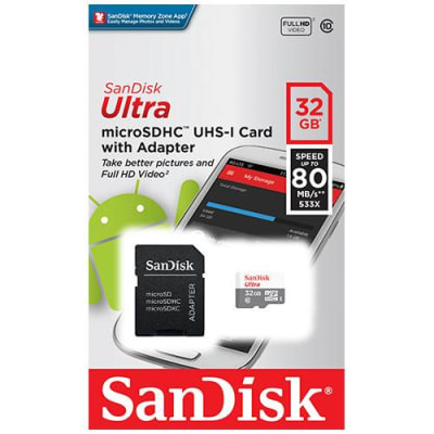 Tarjeta micro SD 32 GB Sandisk ultra