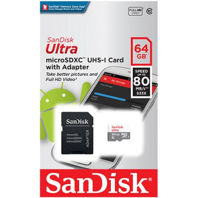 Tarjeta micro SD 64 GB Sandisk Tarjeta micro SD 64 GB Sandisk