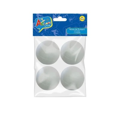 Set pelota plumavit 4 unidades 2.5cm ART & CRAFT