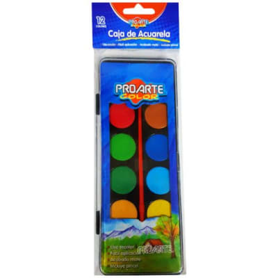 Acuarela proarte 124grs 12 colores1