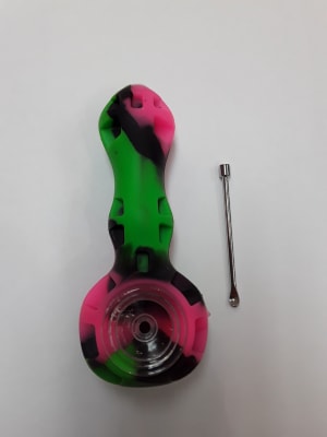 Pipa Pirex silicona contenedor Pipa Pirex silicona contenedor