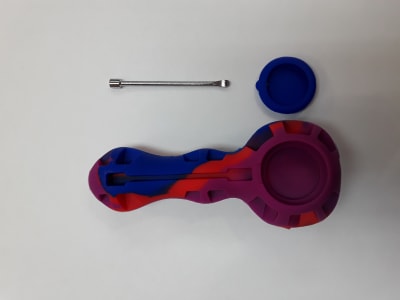 Pipa Pirex silicona contenedor Pipa Pirex silicona contenedor