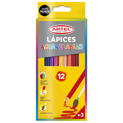 Lapices acuarelables Artel x 12 colores Lapices acuarelables Artel x 12 colores