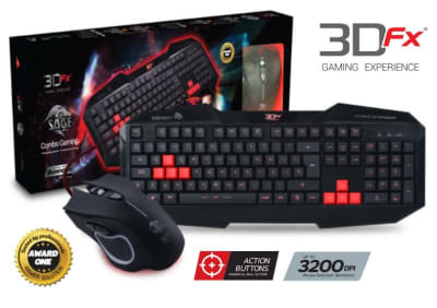 Kit mouse + teclado Gamer 3D fx Kit mouse + teclado Gamer 3D fx