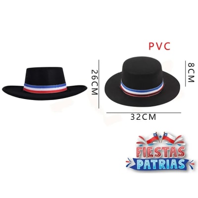 Sombrero huaso Fiestas Patrias