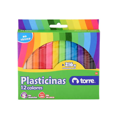 Plasticina 12 Colores TORRE