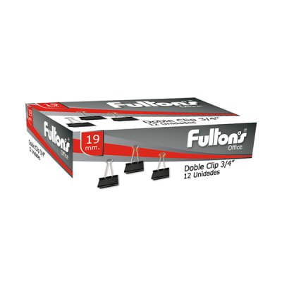 Apretador doble clip