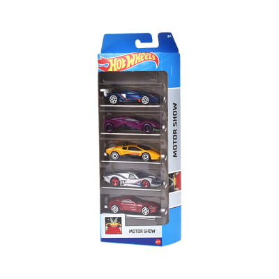 Pack 5 autos Hot Wheels