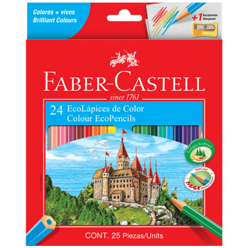 48 Ecolapiz + Sacapuntas Faber - Castell