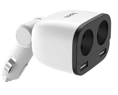 Cargador Doble Auto Hoco Z281