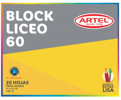 Block Liceo 60 Artel