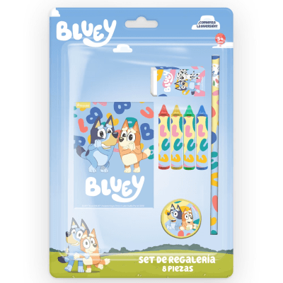 Set Escolar 8 pcs Bluey
