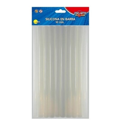 Set silicona en barra 10 unidades 12mm