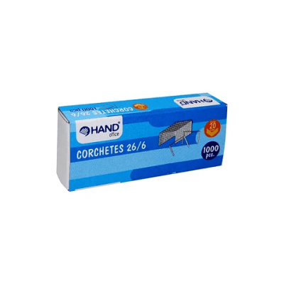 Corchetes Hand 26/6 1000 unid.