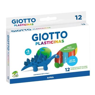 Plasticina 12 Colores GIOTTO