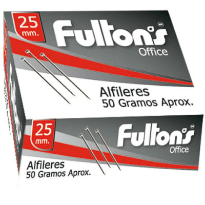 Alfileres Fultons 25mm