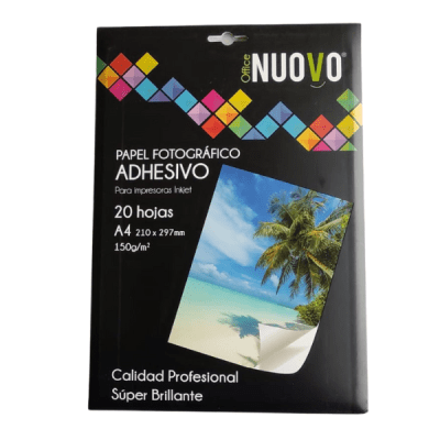 Papel Fotografico Adhesivo A4 150GR NUOVO