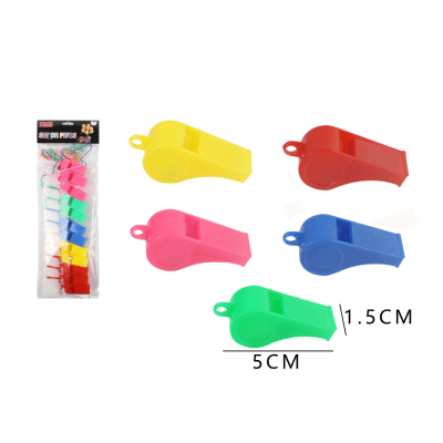 Silbatos Plásticos Colores